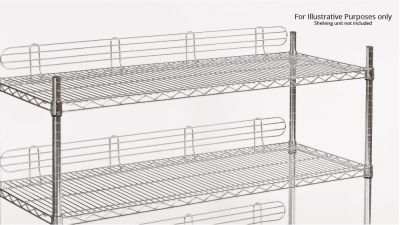 36" Wire Shelf Back Ledge