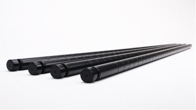 82” Extra Length Wire Shelving Poles – 4 pack – Black