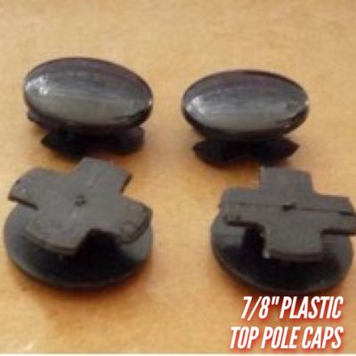 7/8" Wire Shelving Post Caps - 4 Pack