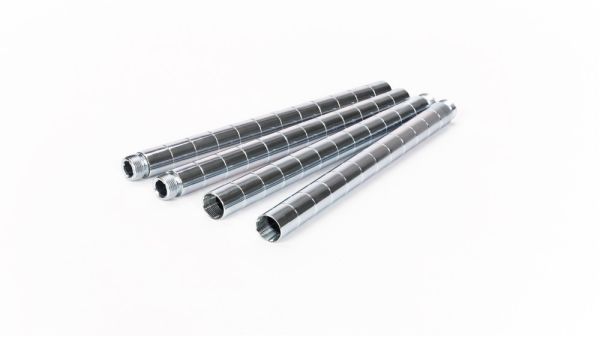 3/4 Extension Poles 4 pack - Zinc- 12 Long- 1.0 mm Thickness