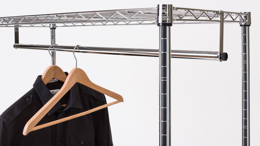 Formuleren Eigen Rubber Clothes Bar For Hanging Garments | Clothes Hanging Bar | Wire Shelf  Additions